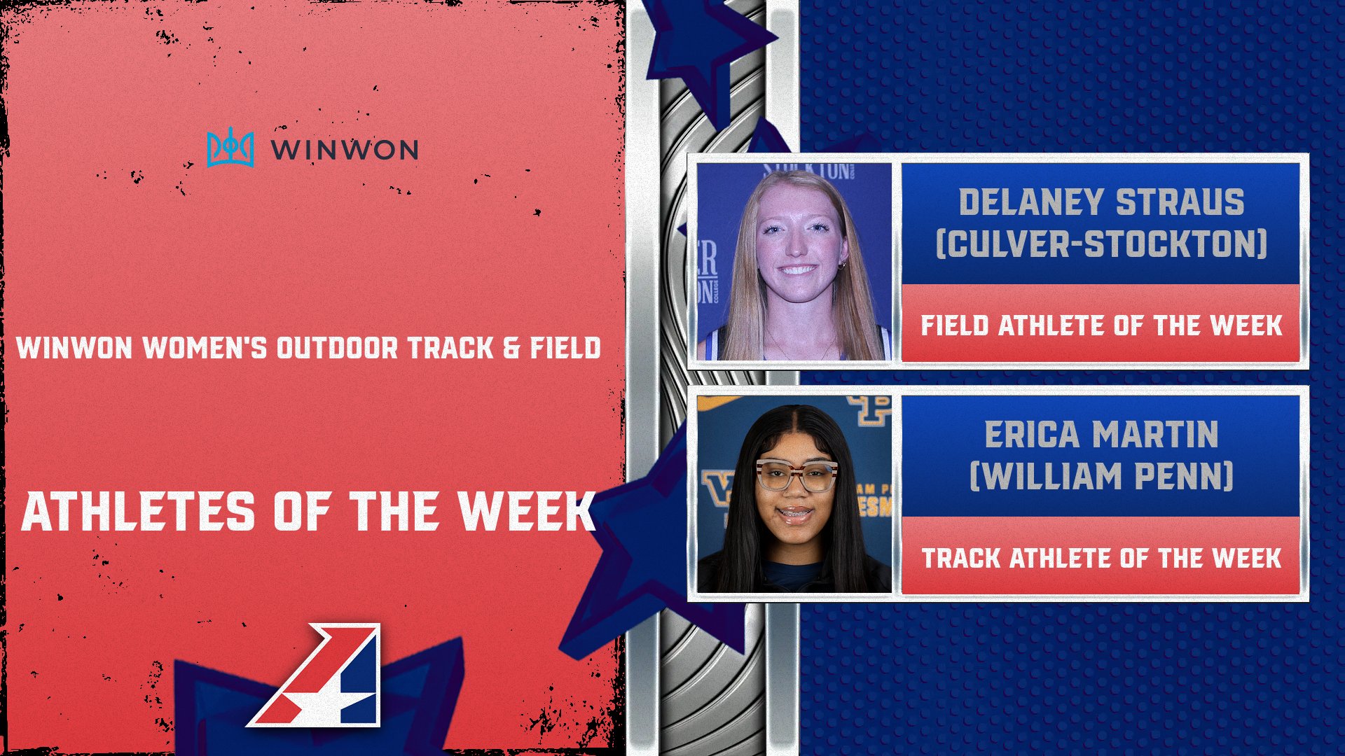 Final WinWon Women’s Outdoor Track & Field Athletes of the Week of 2024 Announced