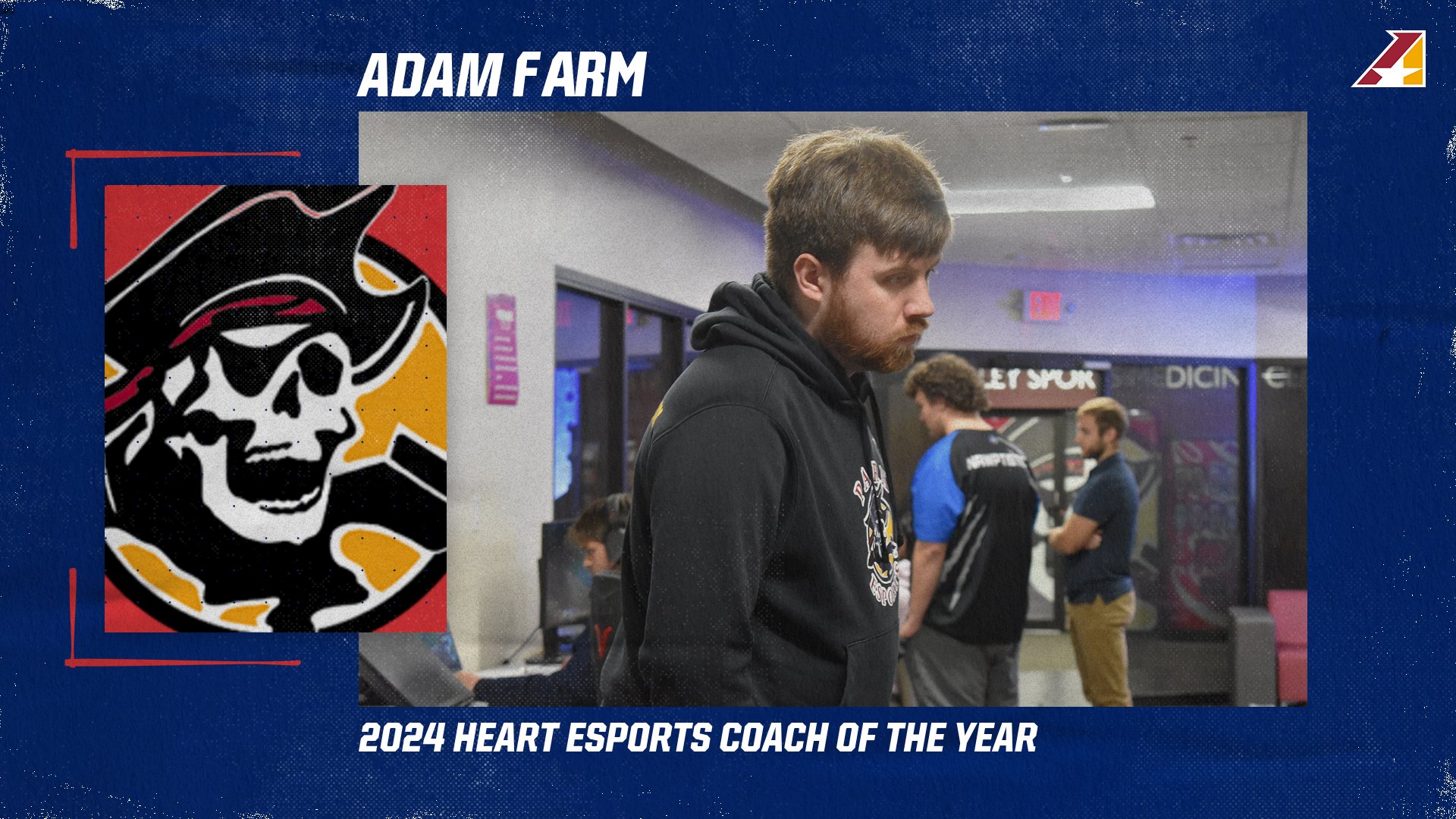 Park University's Adam Farm Selected First-Ever Heart Esports Coach of the Year