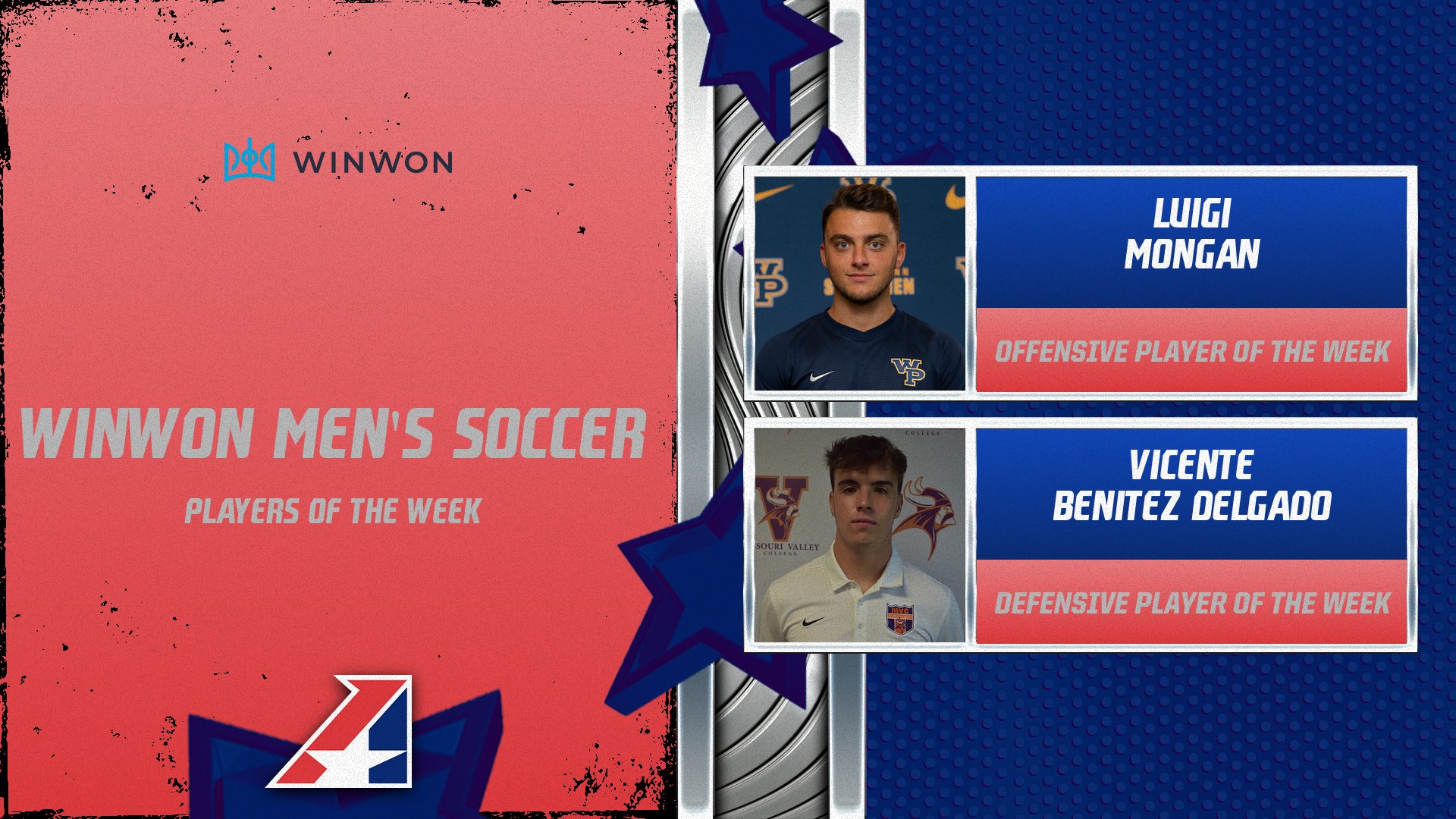 WinWon Men’s Soccer Players of the Week Announced – October 9