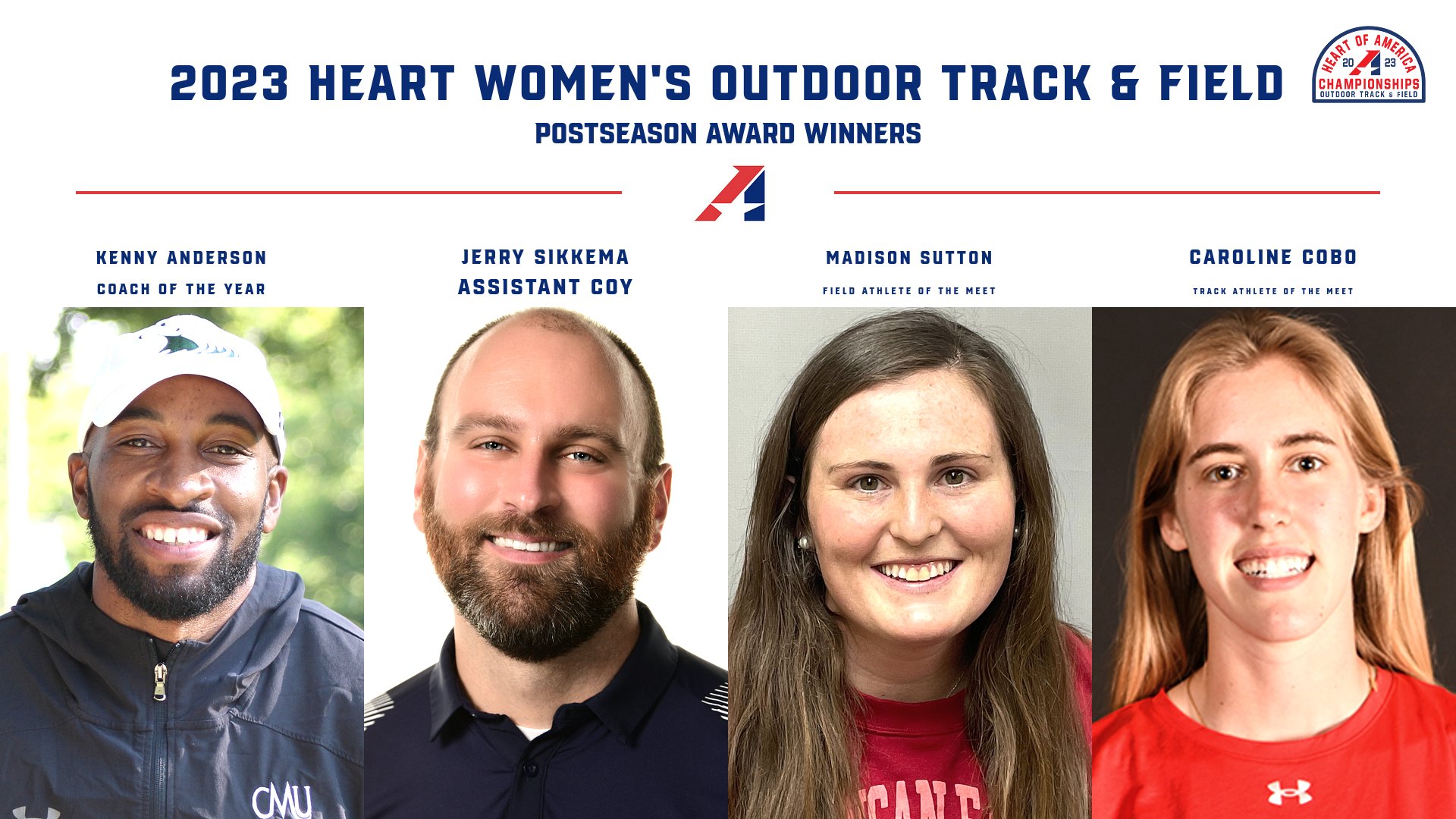 2023 Heart Women's Outdoor Track &amp; Field Postseason Awards Announced