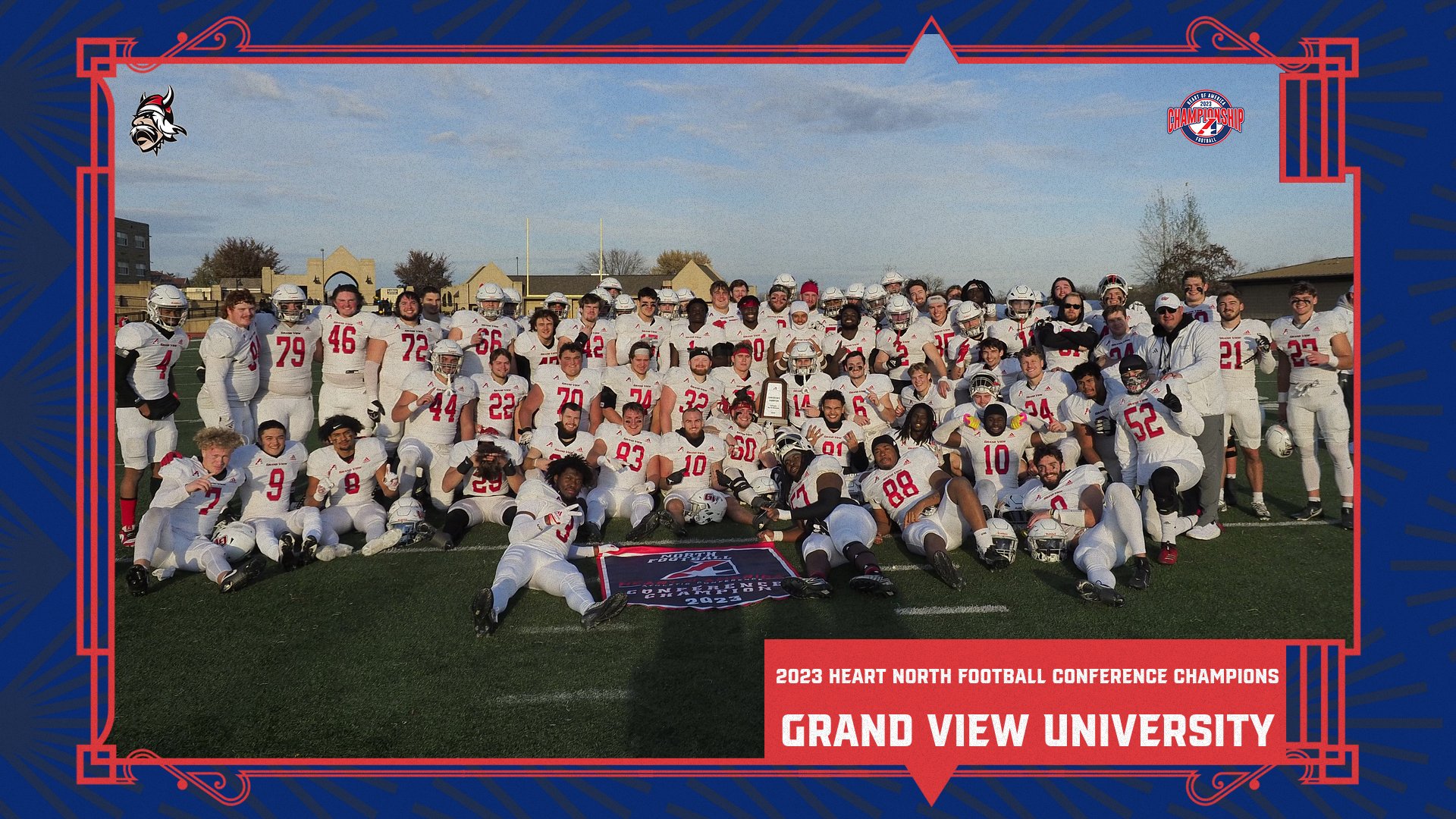 Grand View Wins Fifth-Straight Heart North Title, BU, BC & MNU Share Heart South Title