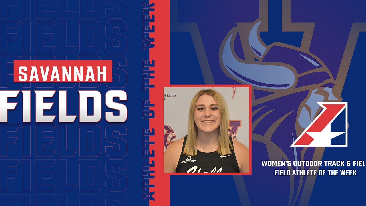 MVC&rsquo;s Savannah Fields Named Heart Women&rsquo;s Outdoor Field Athlete of the Week
