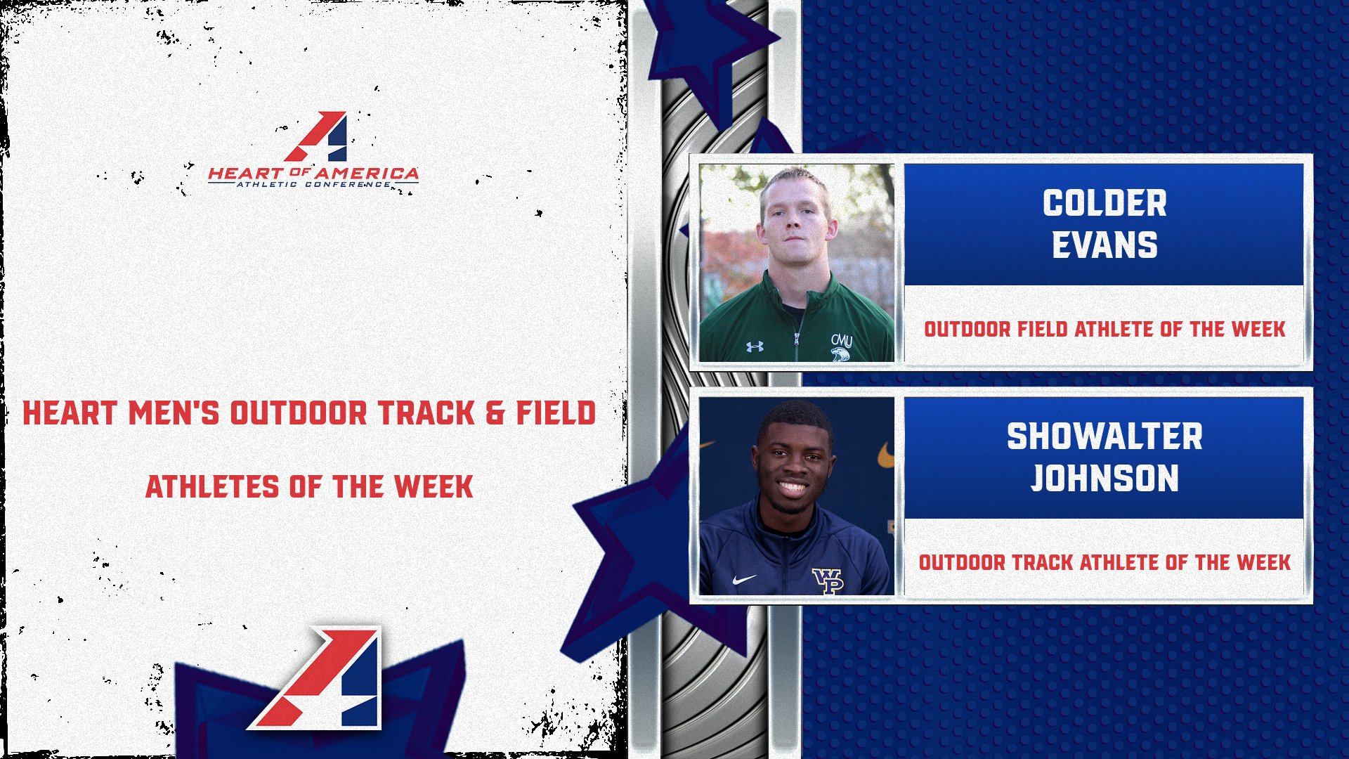 Heart Men’s Outdoor Track & Field Athletes of the Week – April 10