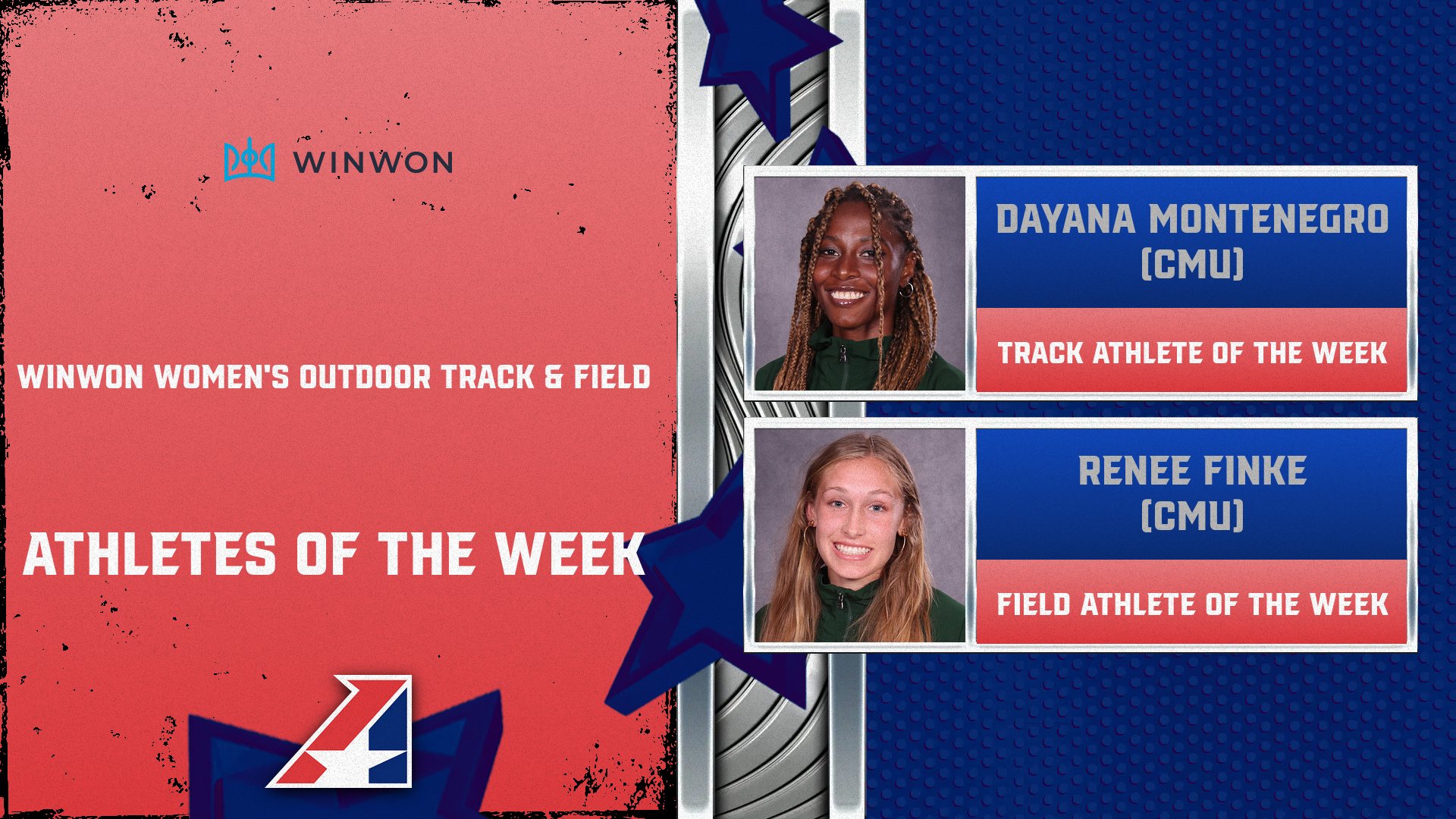 Central Methodist Sweeps WinWon Women’s Outdoor Track & Field Athletes of the Week