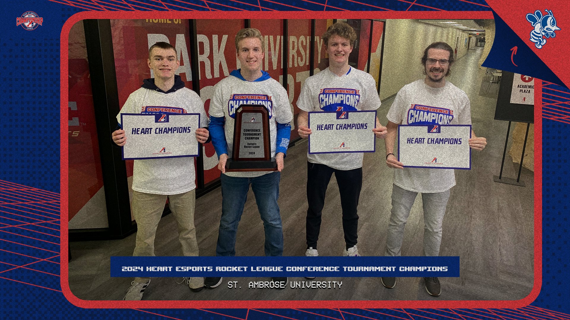 No. 4 St. Ambrose Wins First-Ever Heart Esports Rocket League Conference Tournament Championship