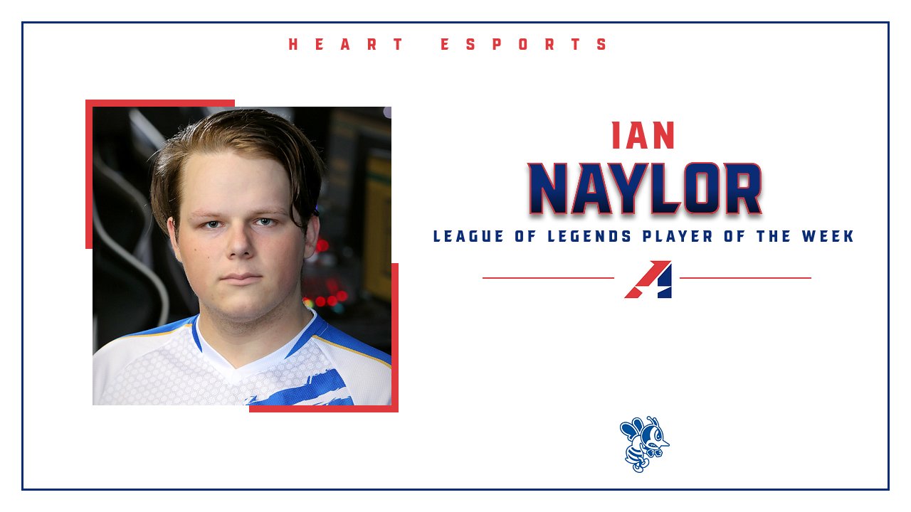 Ian Naylor of SAU Collects Heart League of Legends Player of the Week Honor