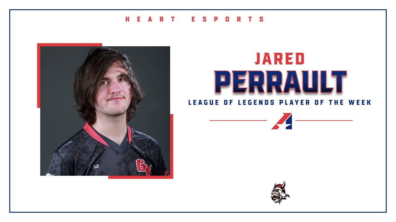 Grand View's Jared Perrault Captures Heart League of Legends Player of the Week