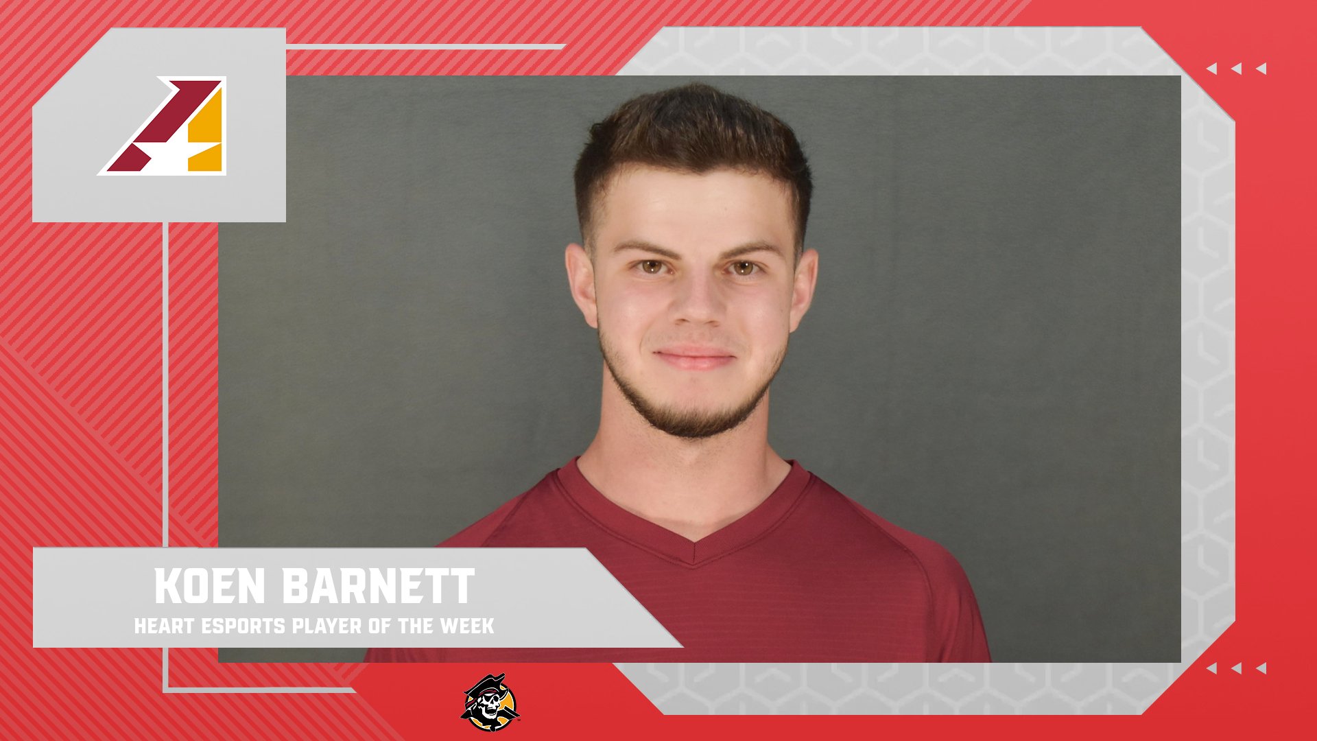 Park University’s Koen Barnett Selected First Heart Rocket League Player of the Week