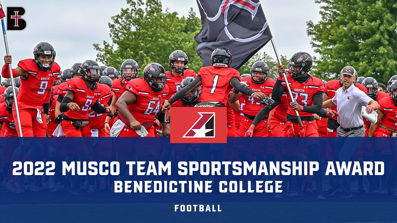 Benedictine College Football Selected for 2022 Musco Team Sportsmanship Award