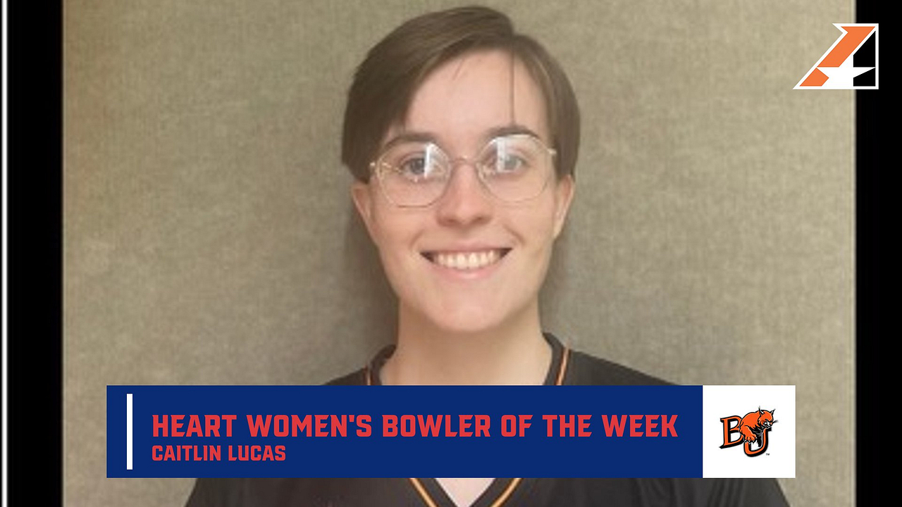 Caitlin Lucas Wins Second Heart Women&rsquo;s Bowler of the Week of the Fall