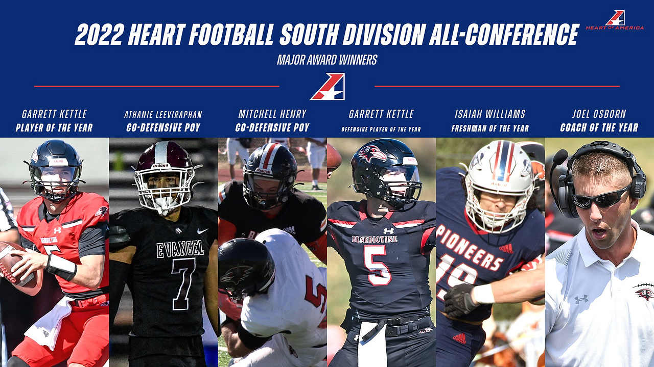 2022 Heart South Football All-Conference Teams Announced