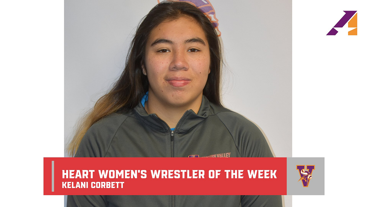 Kelani Corbett of Missouri Valley Selected First Heart Women’s Wrestler of the Week of 2022-23