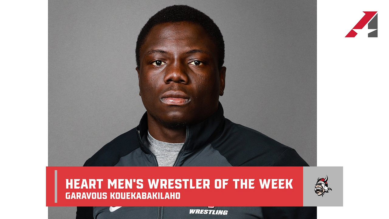 No. 1 Grand View&rsquo;s Garavous Kouekabakilaho Selected First Heart Men&rsquo;s Wrestler of the Week of 2022-23