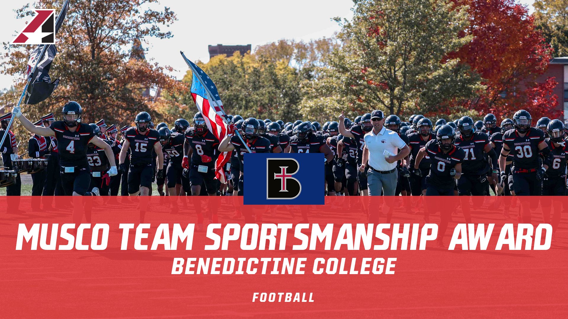 For the Second-Straight Year, Benedictine College Earns Musco Team Sportsmanship Award