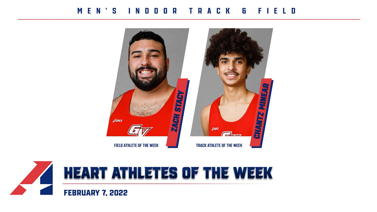Grand View Sweeps Heart Indoor Track &amp; Field Athlete of the Week Honors
