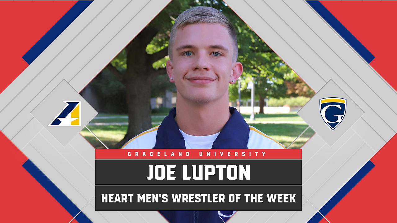 Joe Lupton Garners Heart Men’s Wrestler of the Week Honors