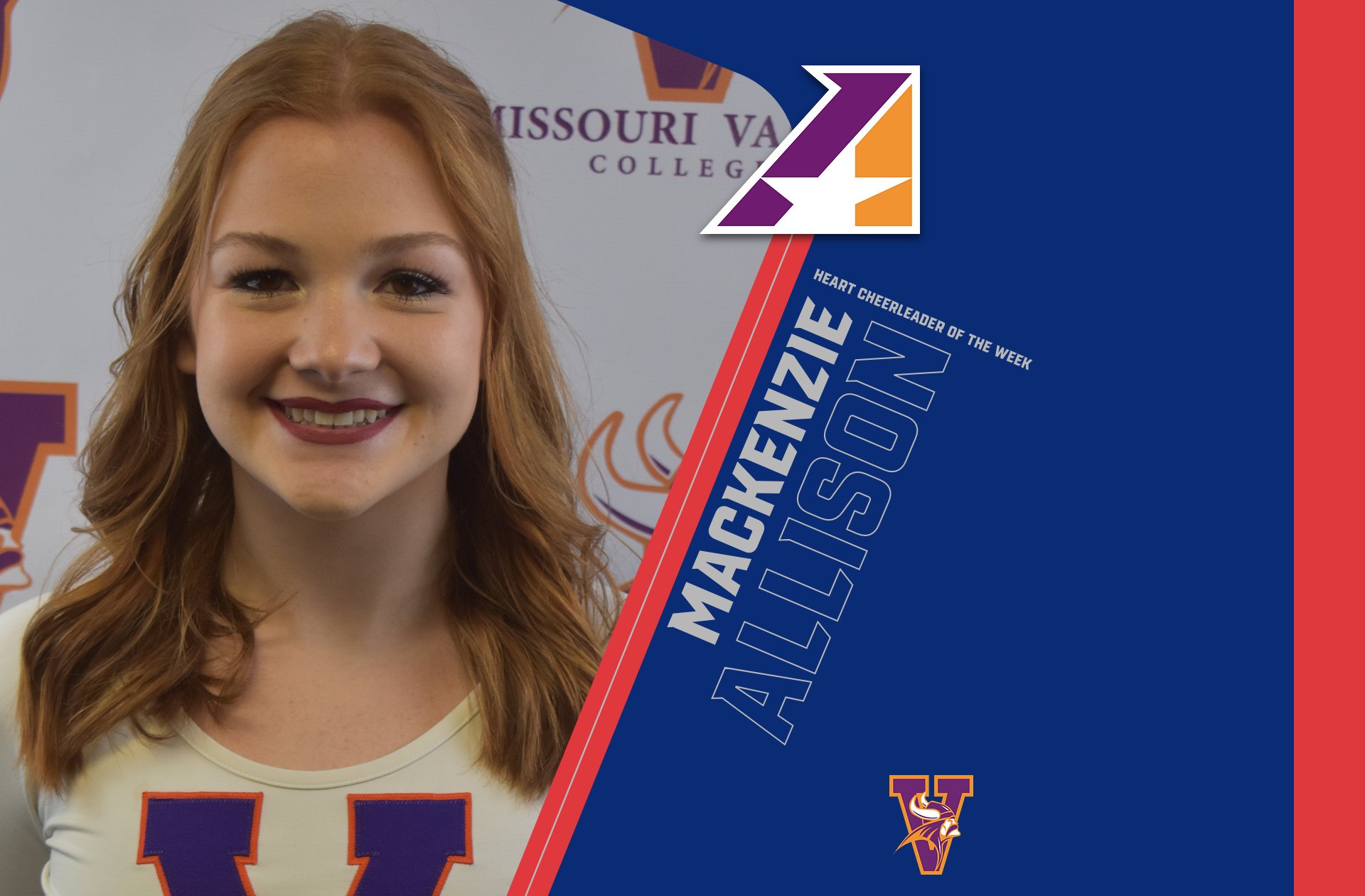 Missouri Valley’s Mackenzie Allison Earns Final Heart Cheerleader of the Week of 2023