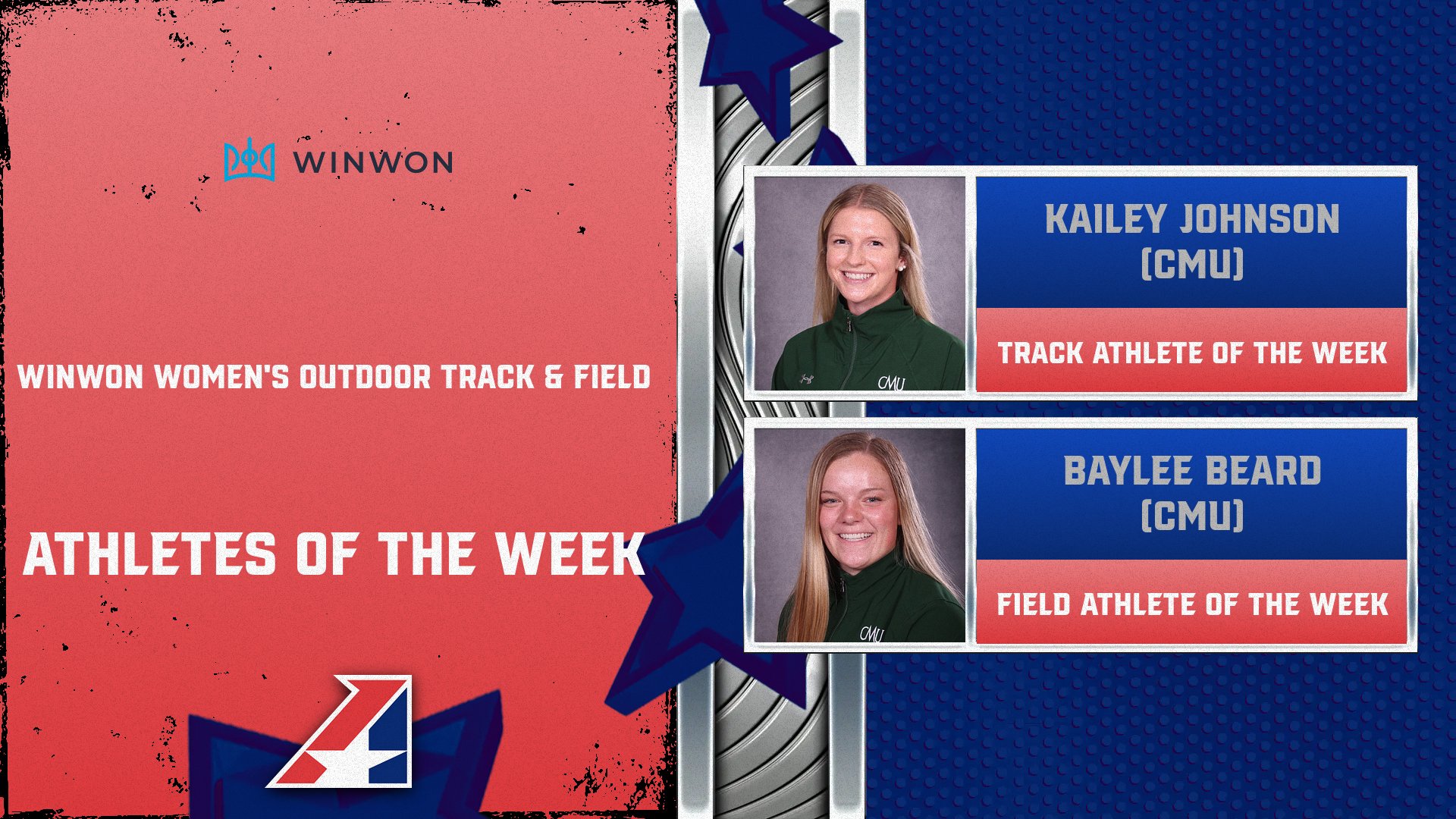 First WinWon Women’s Outdoor Track & Field Athletes of the Week of 2024 Announced