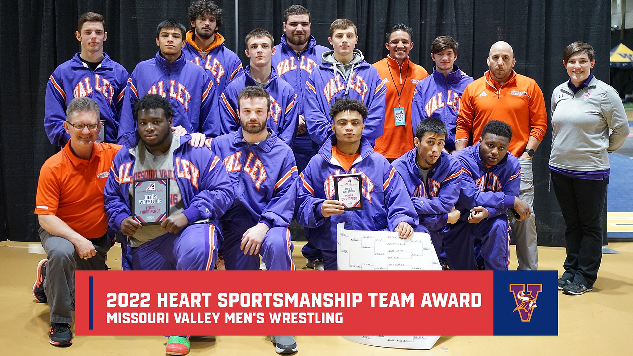 Missouri Valley Men&rsquo;s Wrestling Garners Heart Sportsmanship Team Award