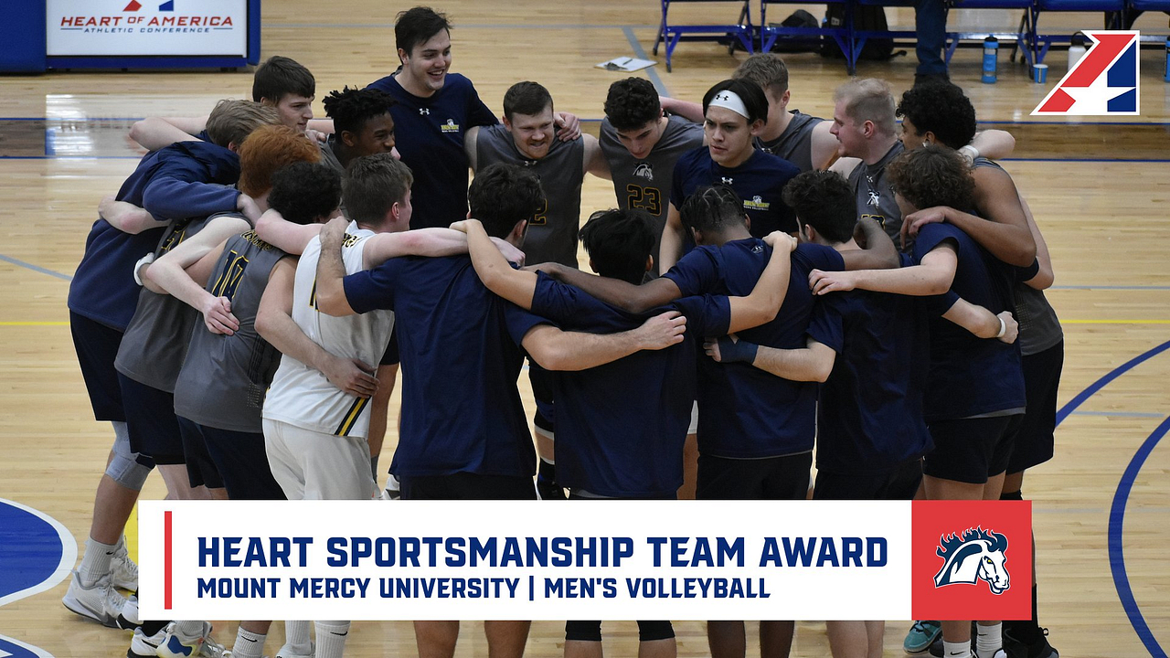 Mount Mercy Men’s Volleyball Earns Heart Sportsmanship Team Award