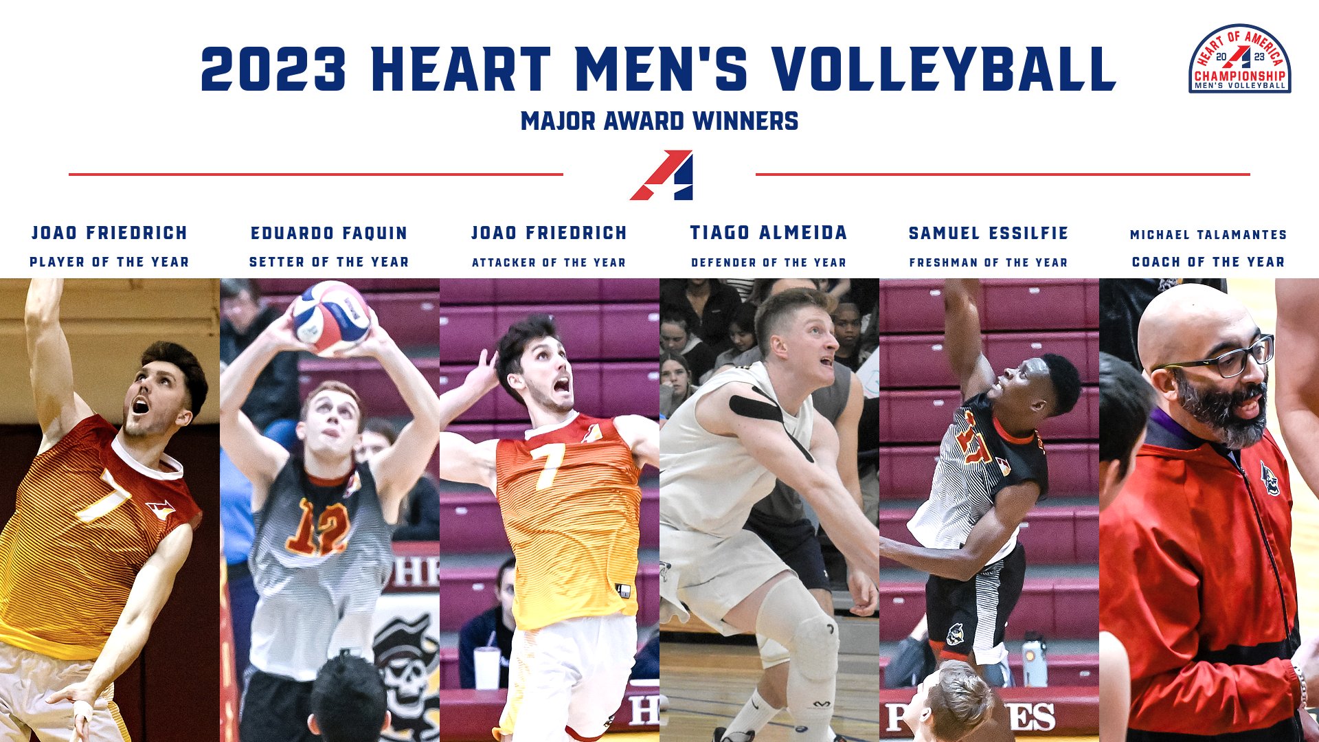 2023 Heart Men’s Volleyball All-Conference Teams Announced
