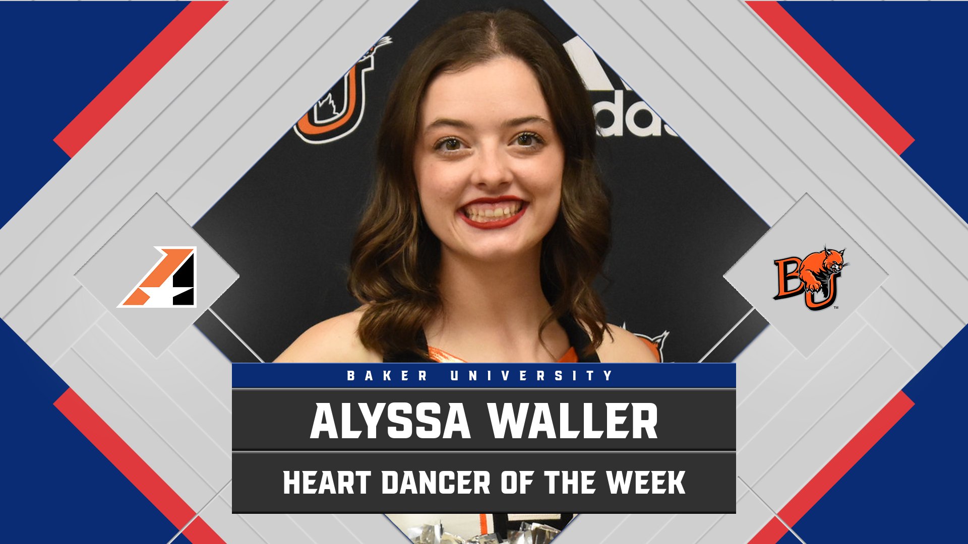 Baker University’s Alyssa Waller Earns Heart Dancer of the Week