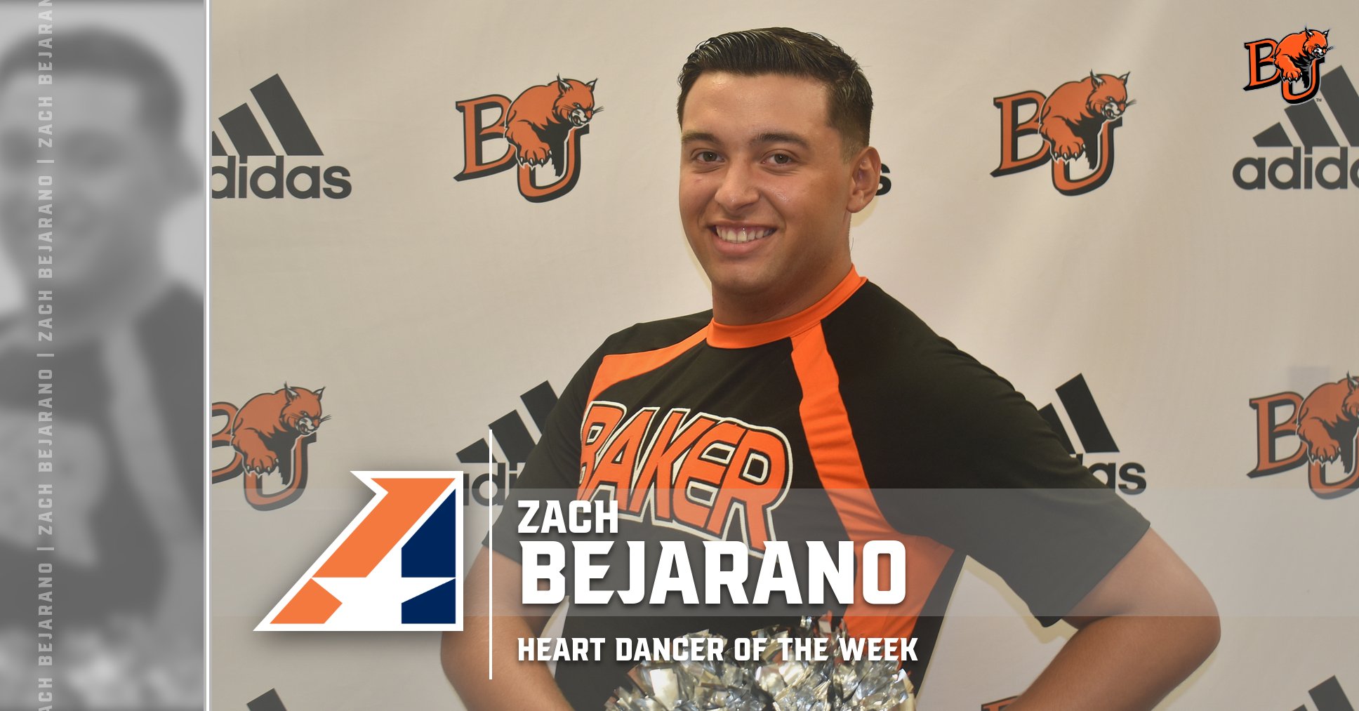 Baker’s Zach Bejarano Named Heart Dancer of the Week