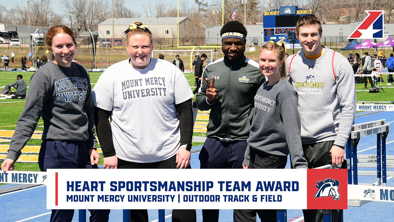 Mount Mercy Track & Field Garners Heart Sportsmanship Team Award