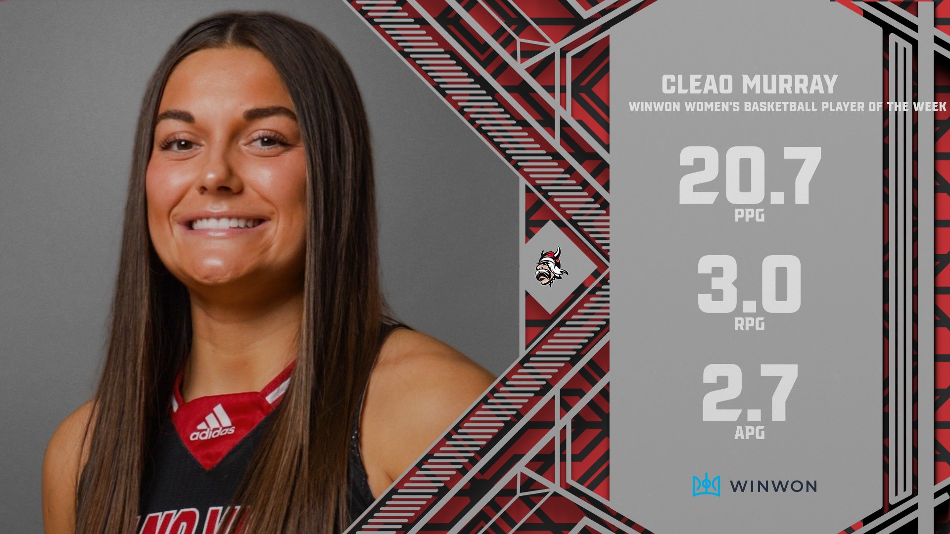 Cleao Murray of No. 18 Ranked Grand View Selected WinWon Women’s Basketball Player of the Week