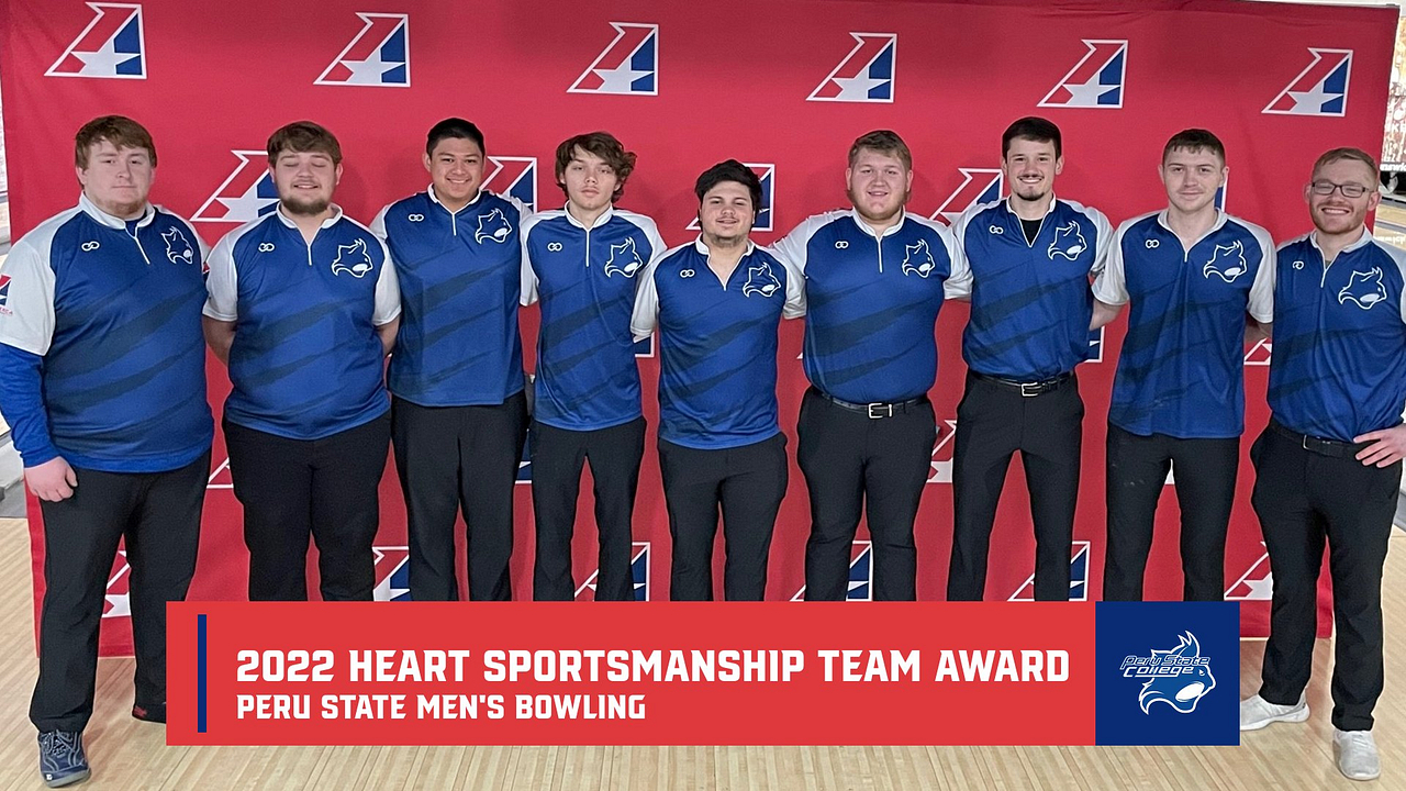 Peru State Men’s Bowling Earns Heart Sportsmanship Team Award