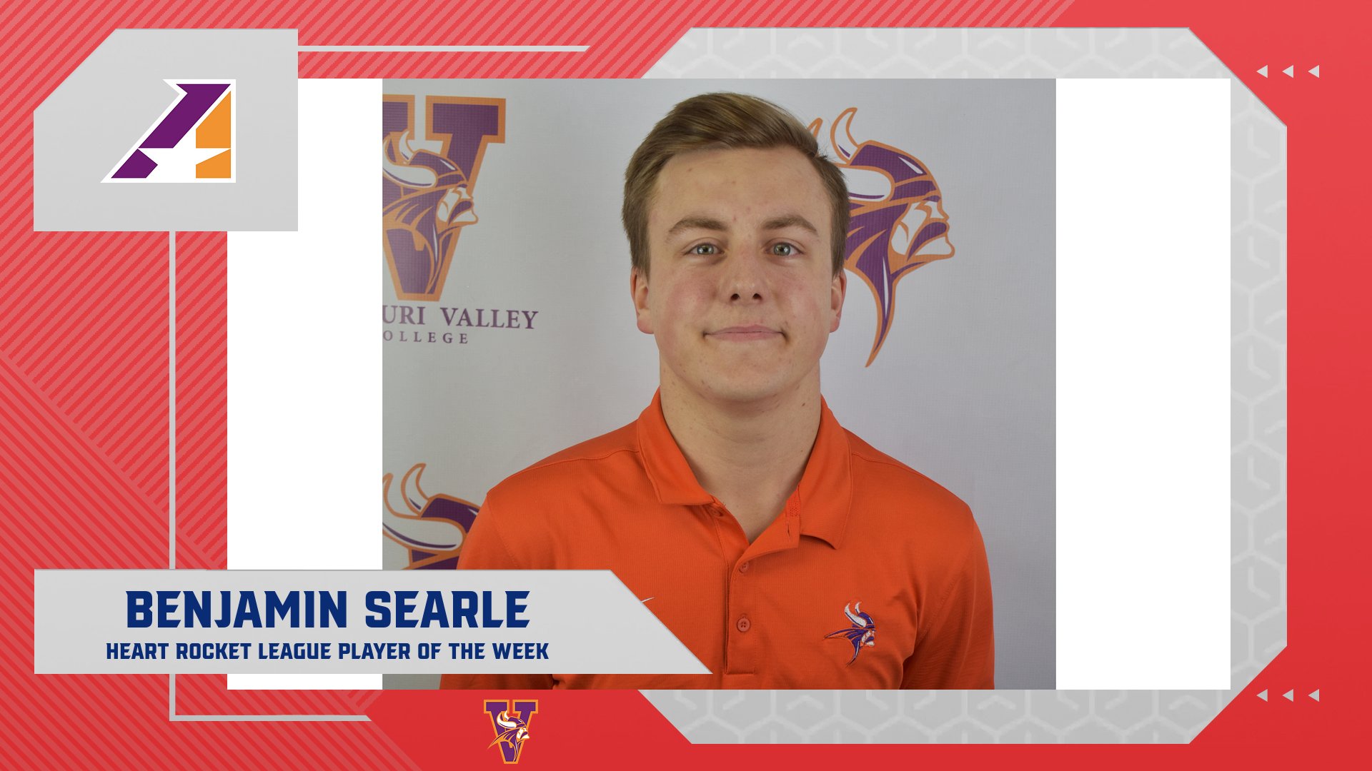 Missouri Valley’s Benjamin Searle Selected Heart Esports Rocket League Player of the Week