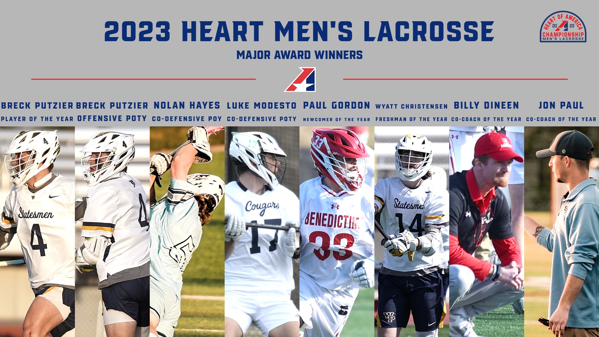 2023 Heart Men’s Lacrosse All-Conference Teams Announced