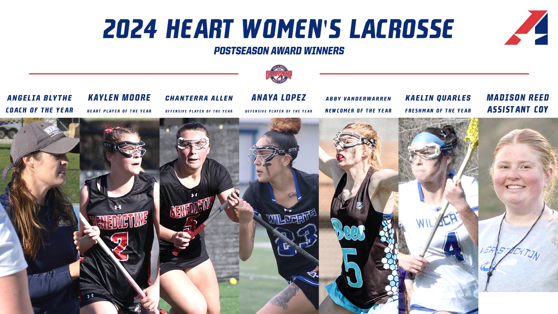 2024 Heart Women's Lacrosse All-Conference Teams Announced