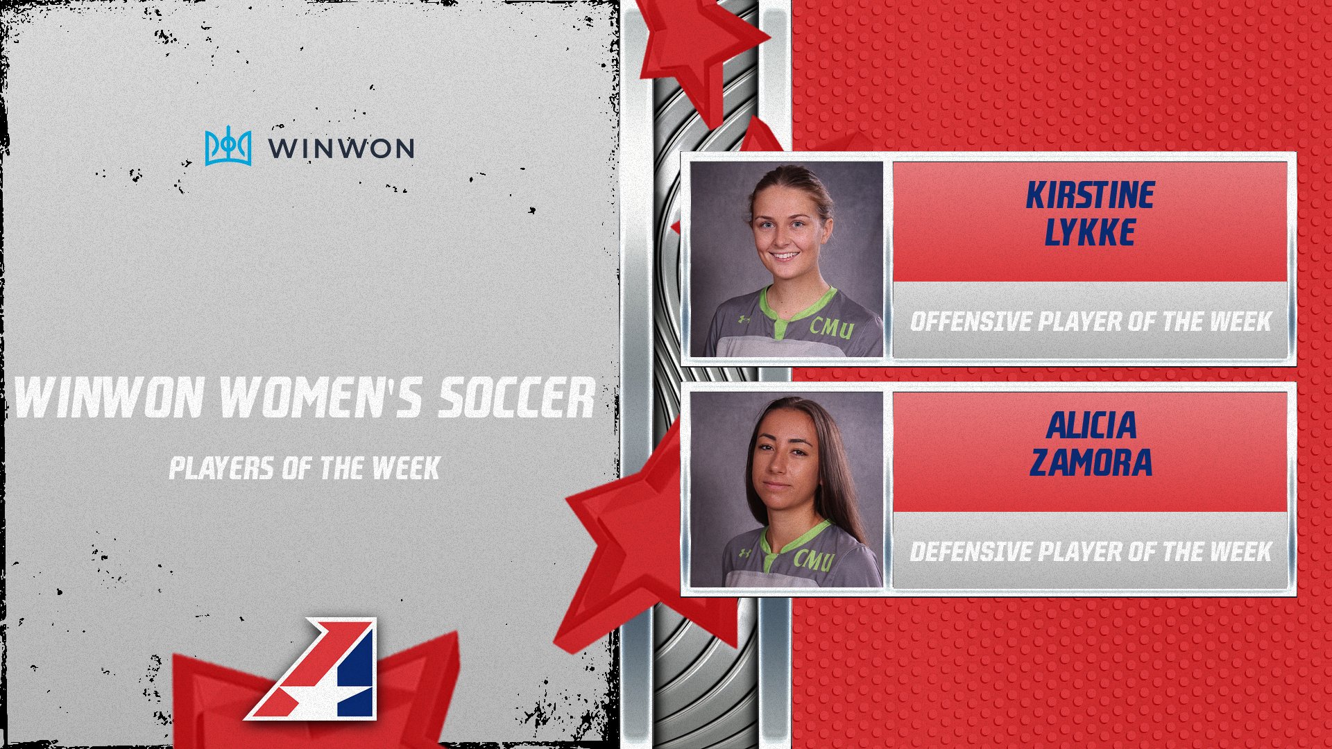 No. 9 Central Methodist Sweeps WinWon Women’s Soccer Players of the Week