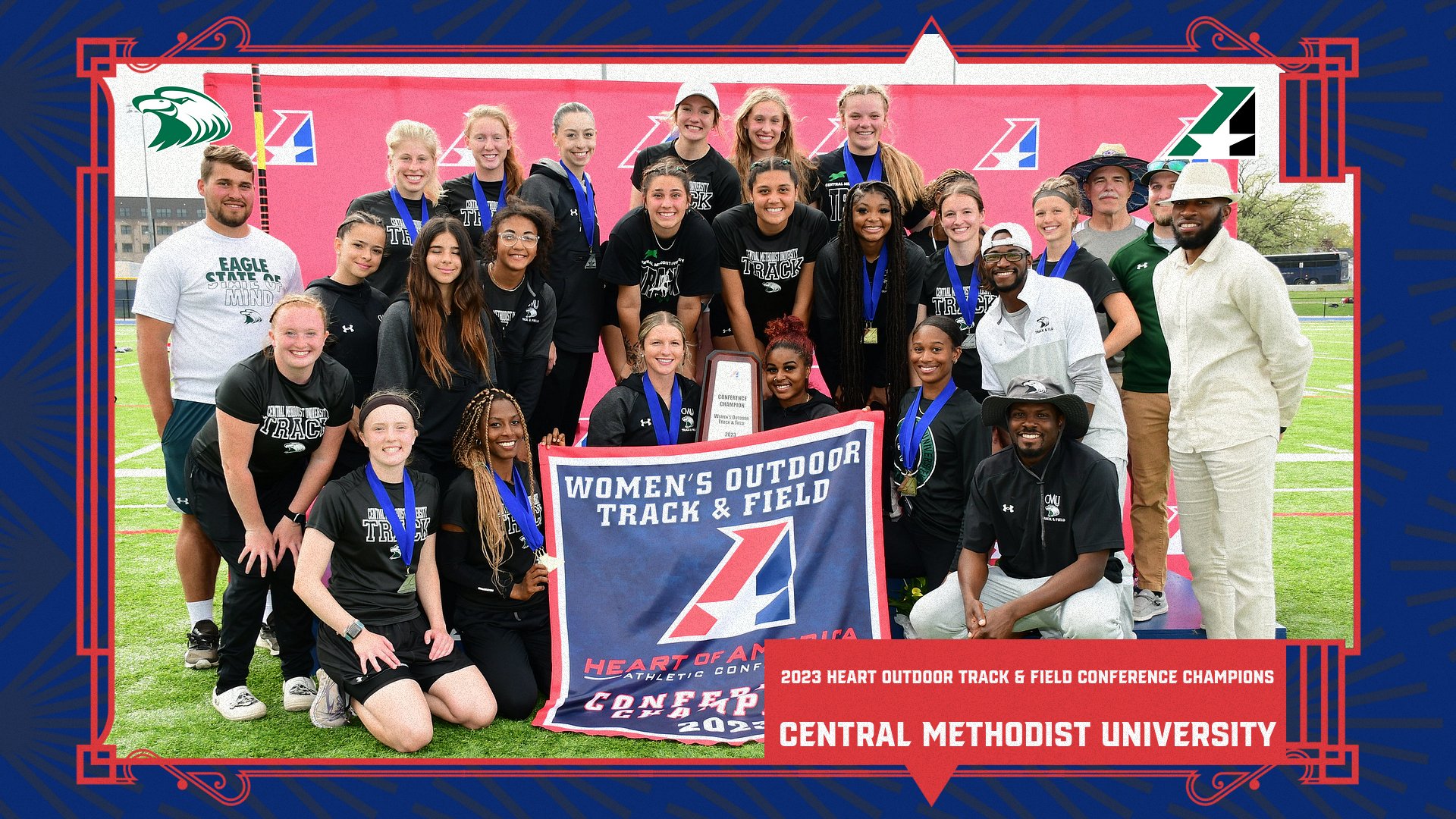 Central Methodist Wins First-Ever Heart Women&rsquo;s Outdoor Track &amp; Field Conference Championship