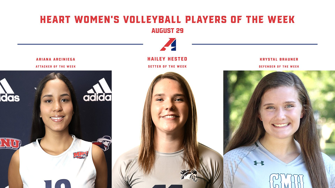 Heart Announces First Women’s Volleyball Players of the Week of 2022