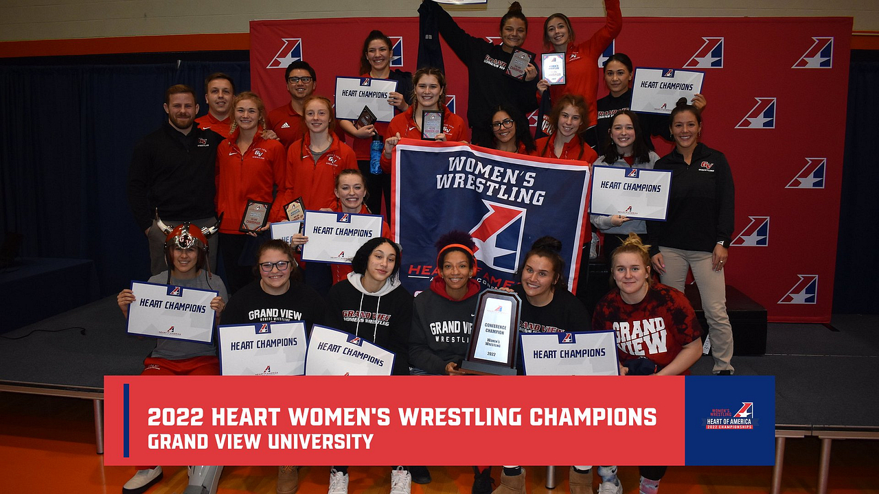 Grand View Wins 2022 Heart of America Athletic Conference Women’s Wrestling Championship