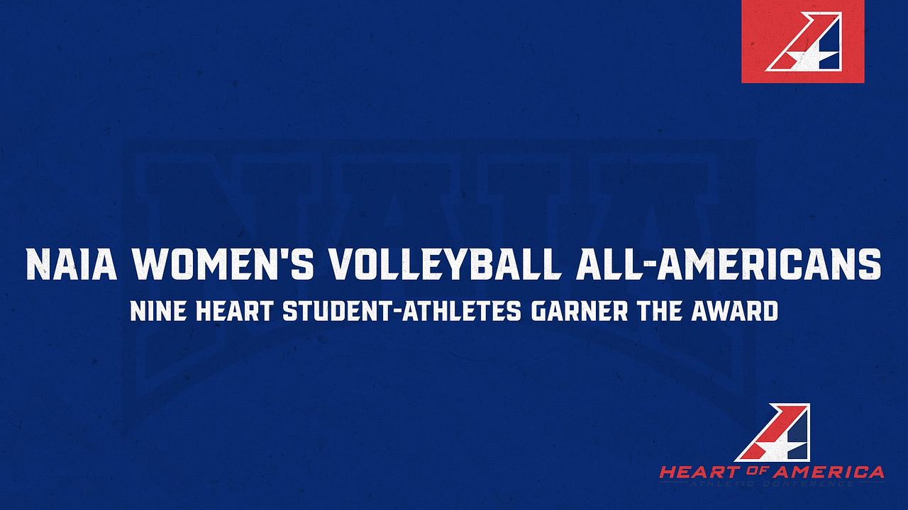 Nine Heart Women’s Volleyball Players Earn NAIA All-America Honors