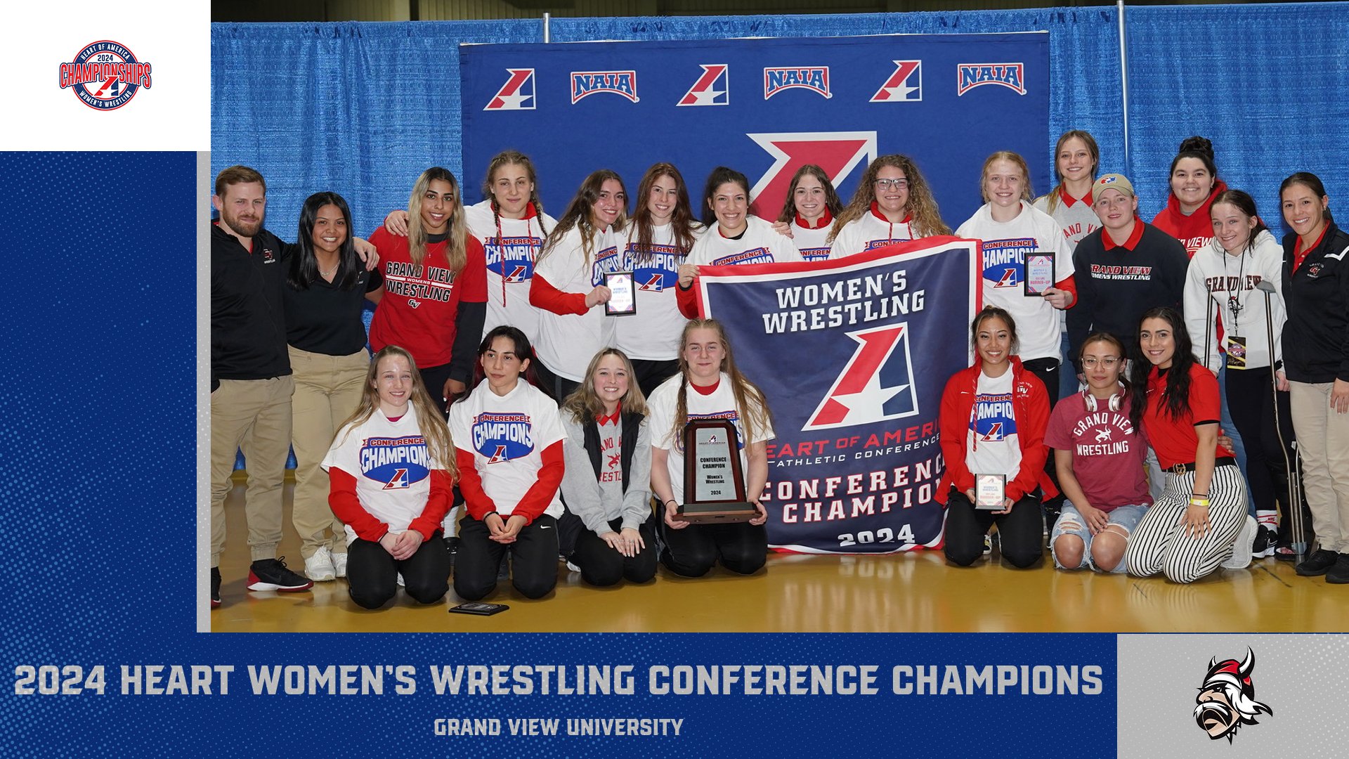 Grand View Wins Fourth-Straight Heart Women's Wrestling Conference Championship