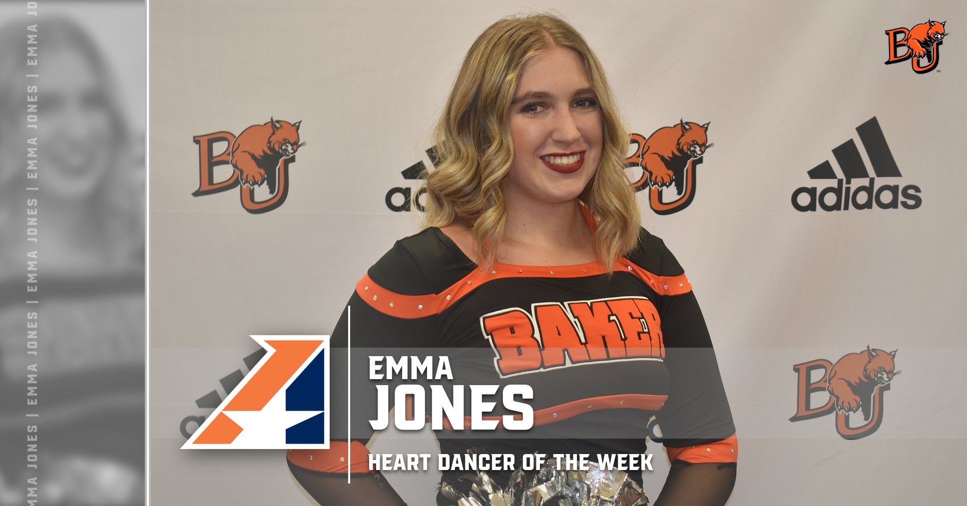 Baker’s Emma Jones Selected Heart Dancer of the Week