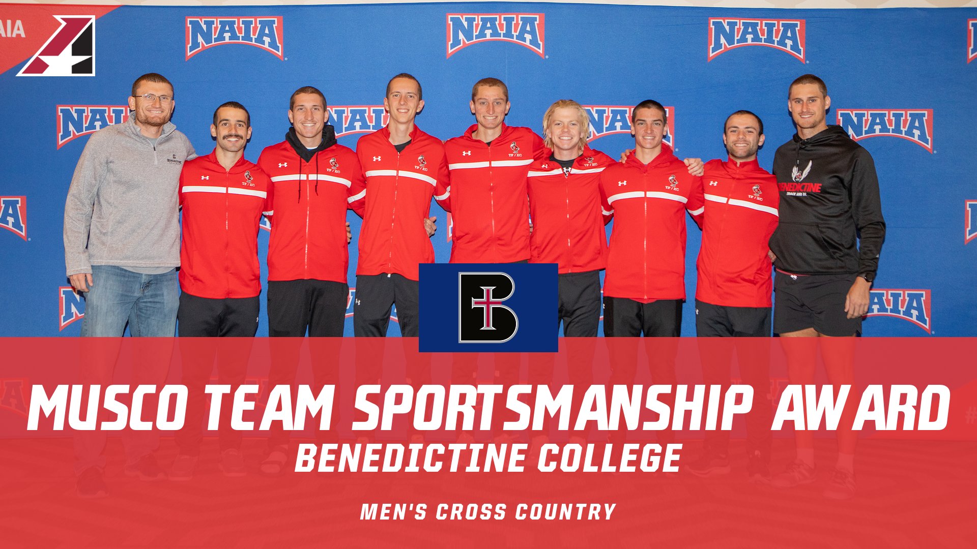 Benedictine College Men’s Cross Country Selected for Musco Team Sportsmanship Award